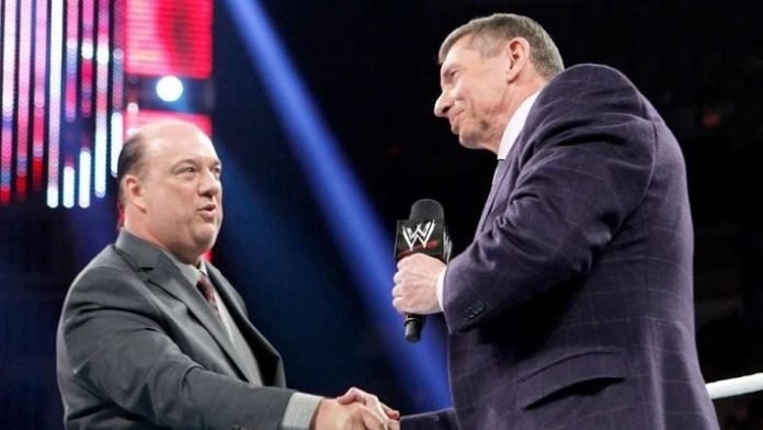 VInce McMahon has relived Paul Heyman