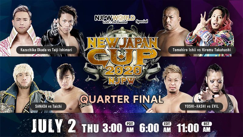 Results: NJPW New Japan Cup 2020 Day 7