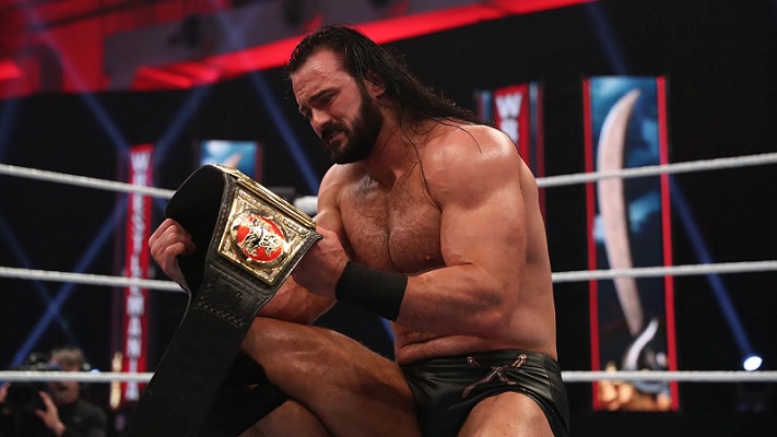 Drew McIntyre got emotional after his win at WrestleMania 36