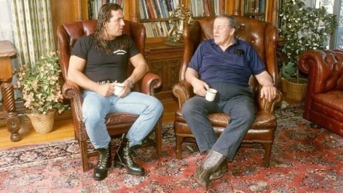 Bret Hart and Stu Hart