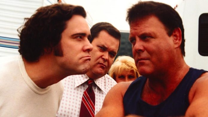 Jim Carrey and Jerry Lawler