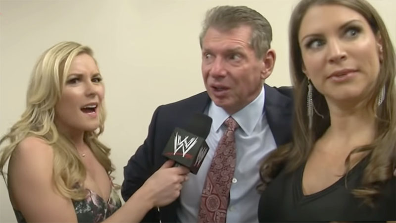 Renee Young Vince McMahon