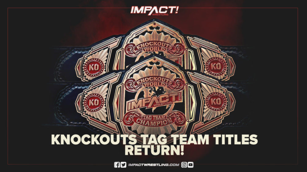 Impact Announces Knockouts Tag Title Tournament Brackets