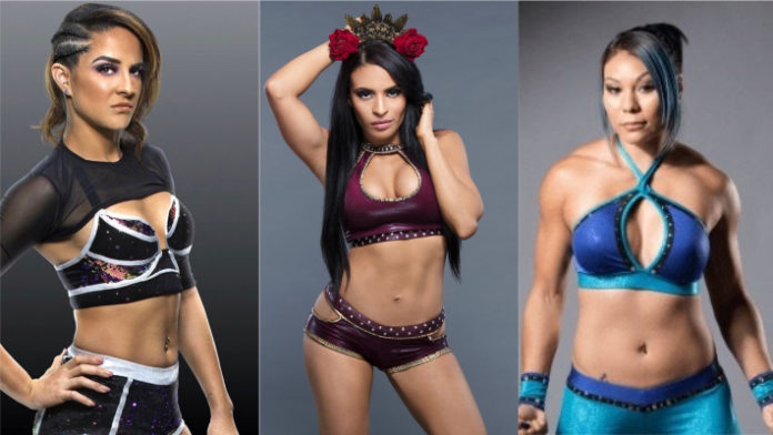 Dakota Kai, Zelina Vega, & Mia Yim