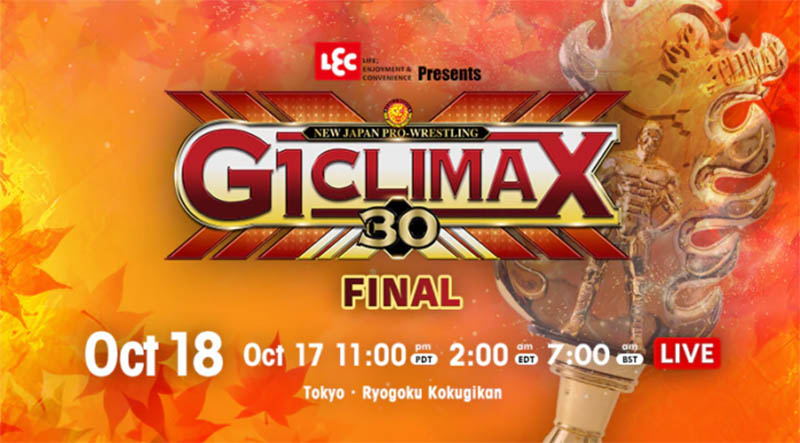 Results: NJPW G1 Climax 30 Final