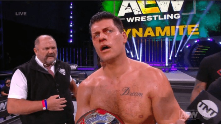 Cody Rhodes Wins AEW TNT Title In Dog Collar Match