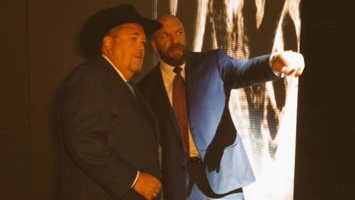 Triple H and Jim Ross