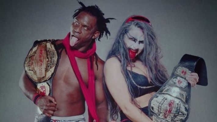 Su Yung & Rich Swann Celebrate Husband-Wife World Championships