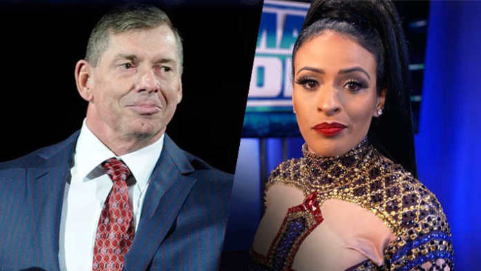 Vince McMahon Zelina Vega