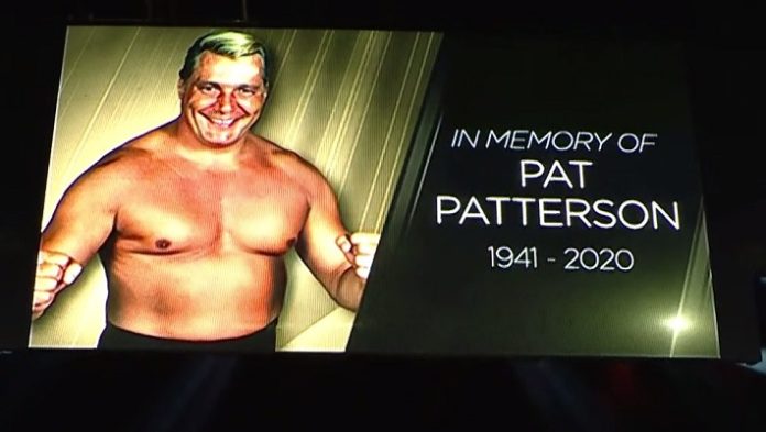 NXT paid tribute to Pat Patterson with tonight's opening segment