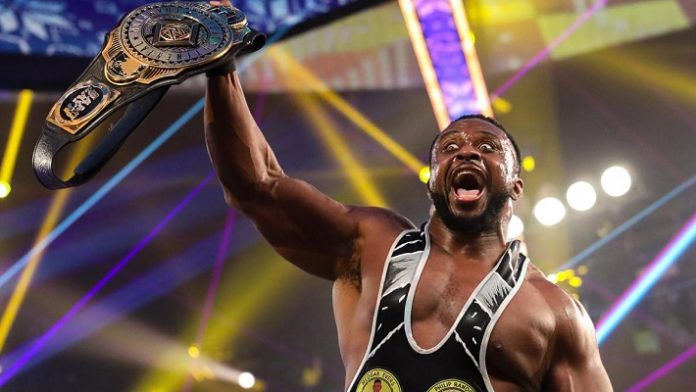 Big E with the Intercontinental Championship