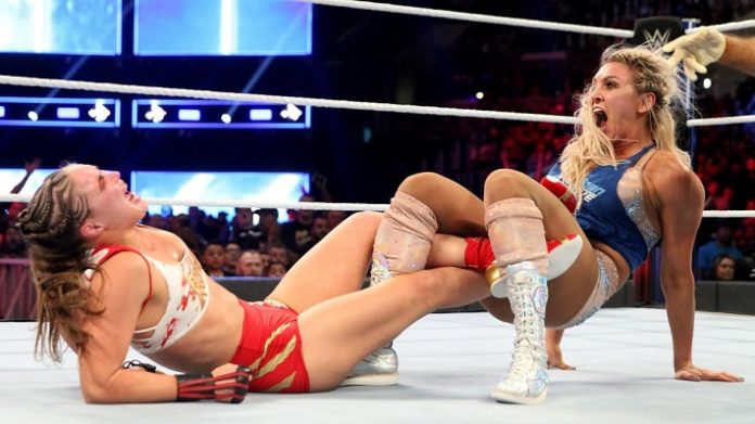 Charlotte Flair and Ronda Rousey. Image Credit: WWE.com