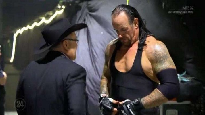 Jim Ross with The Undertaker