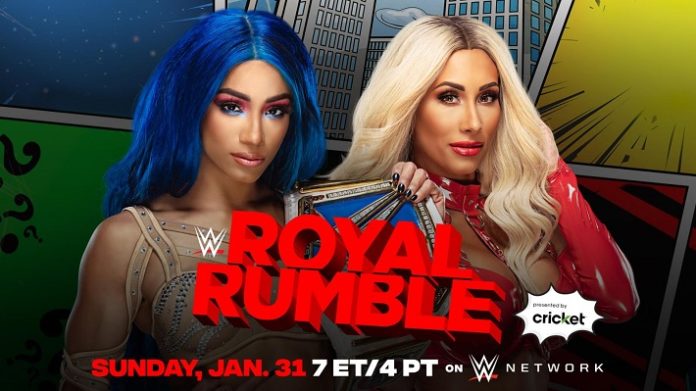 Sasha Banks will face Carmella at Royal Rumble