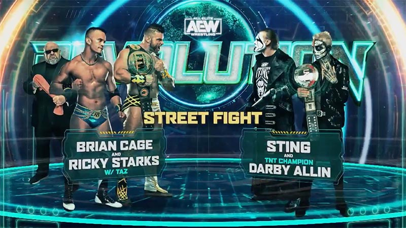 Sting Darby Allin AEW Revolution