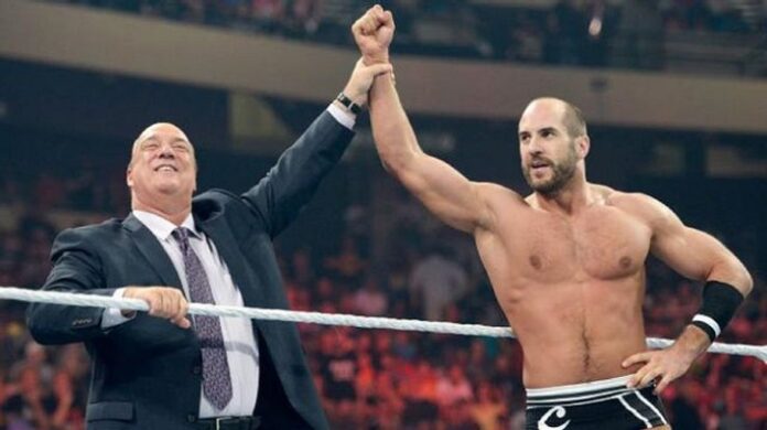 Cesaro and Paul Heyman