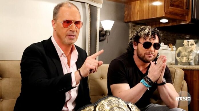 Don Callis with Kenny Omega