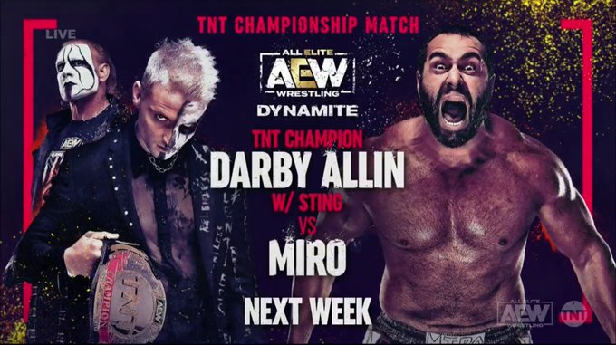 Darby Allin & Miro Exchange Trash Talk Ahead of TNT Title Match