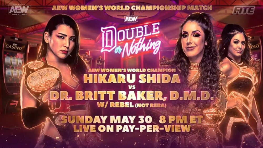 Hikaru Shida Talks Britt Baker Ahead of AEW Double or Nothing