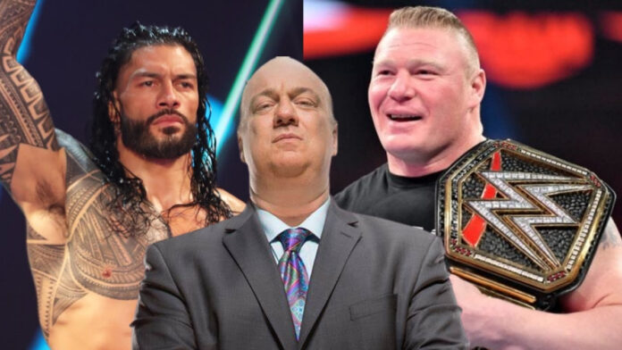 Paul Heyman Roman Reigns Brock Lesnar