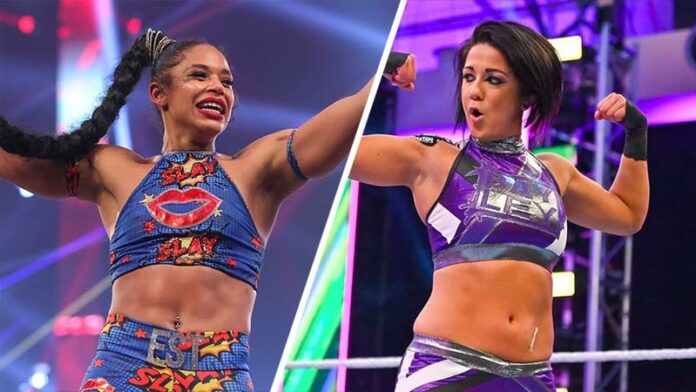 Bianca Belair and Bayley