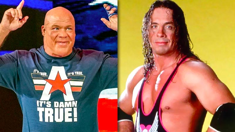 Kurt Angle Bret Hart