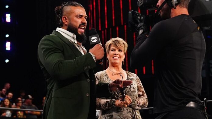 Vickie Guerrero and Andrade