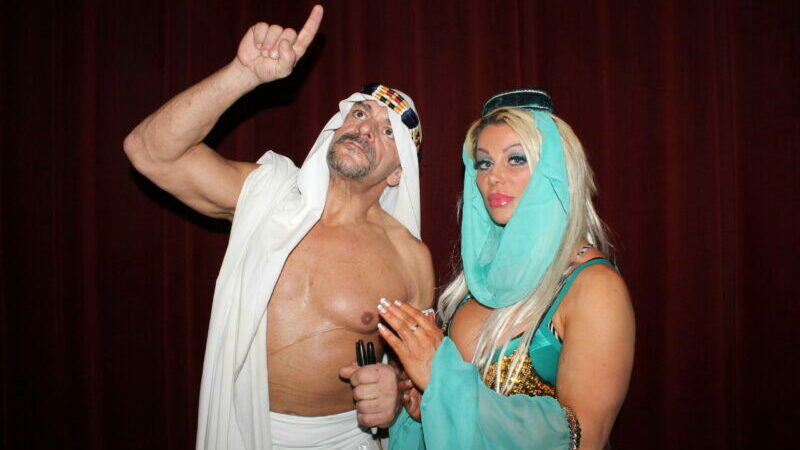 Super Genie Melissa Coates and Sabu