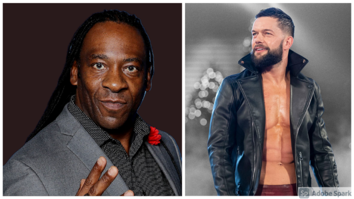 Booker T and Finn Balor