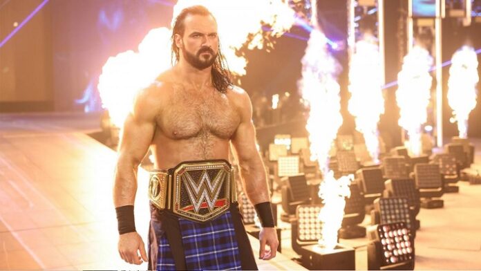 Drew McIntyre with the WWE championship