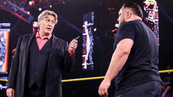 William Regal and Samoa Joe on NXT