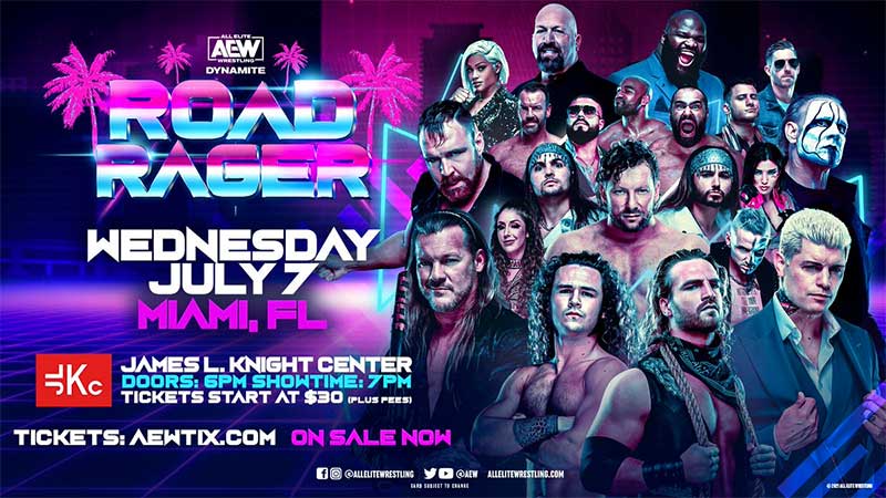 AEW Road Rager Preview from Miami: Andrade Debuts, Tag Title Match