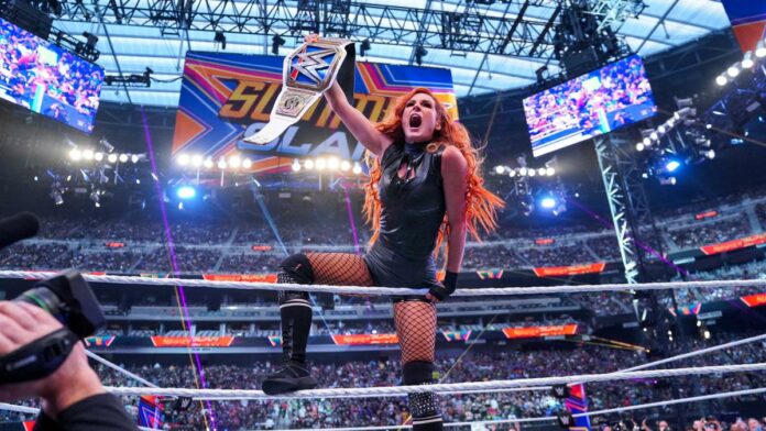 Becky Lynch Summerslam Win