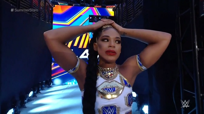 Bianca Belair after her SummerSlam loss