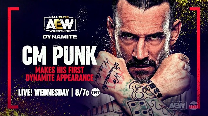 CM Punk Confirmed For First Dynamite Appearance This Wednesday