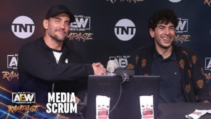 CM Punk and Tony Khan