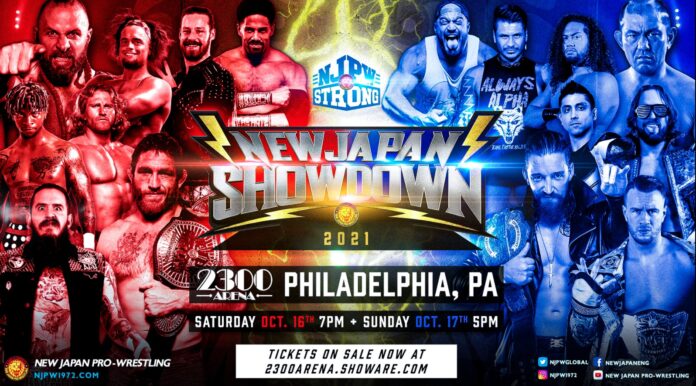 New Japan Showdown 2021 poster