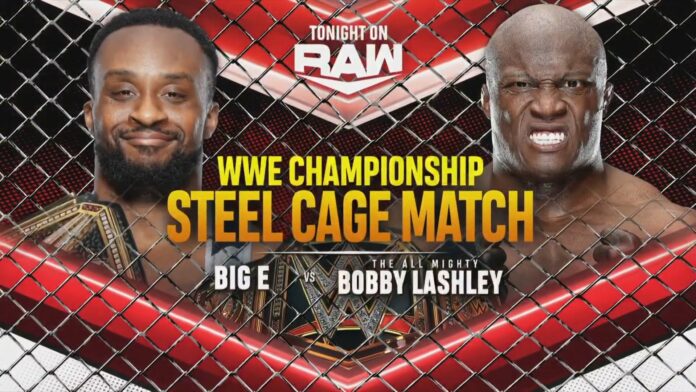 Lashley Big E cage match RAW