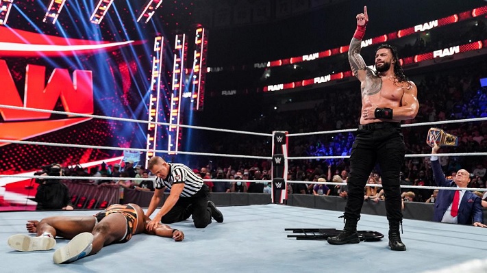 Roman Reigns emerged victorious in the main event of Raw