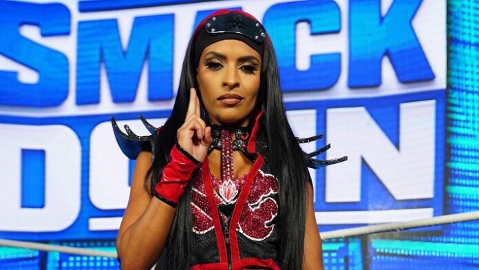 Zelina Vega had prepared a Itachi Uchiha inspired gear for SmackDown