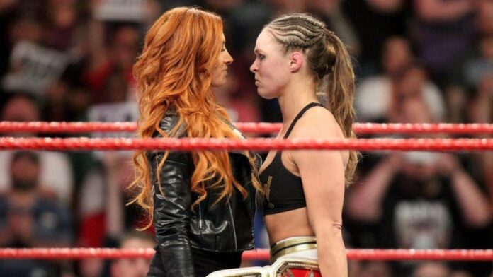 Becky Lynch Ronda Rousey