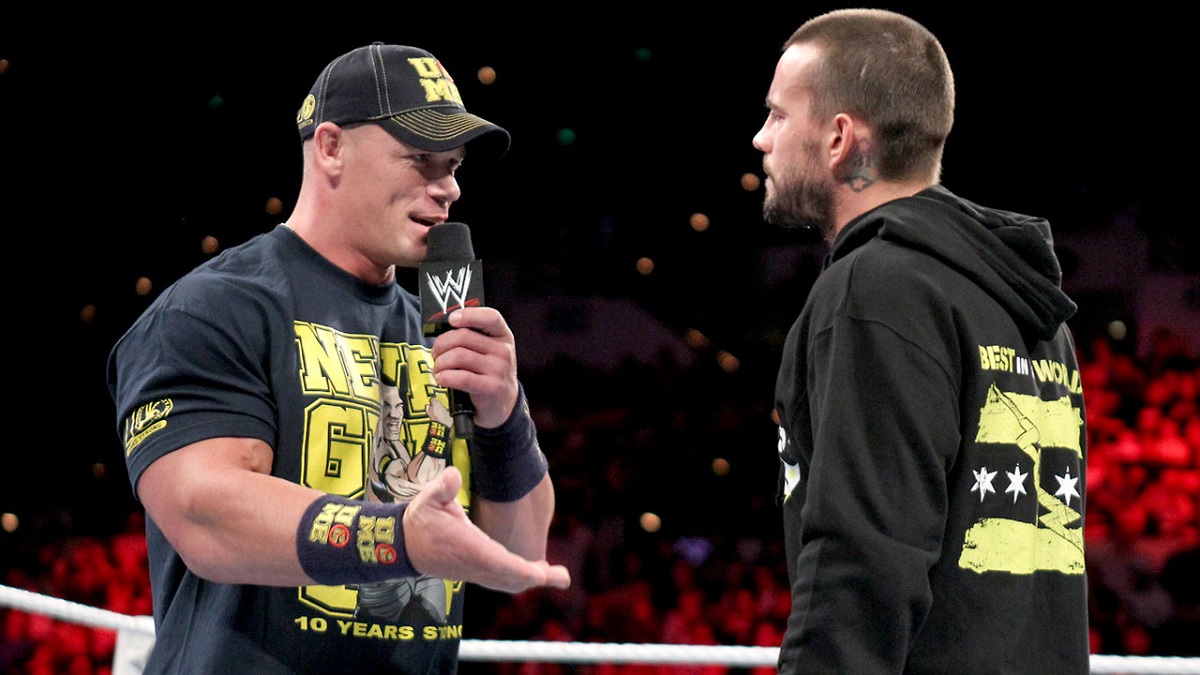 CM Punk and John Cena