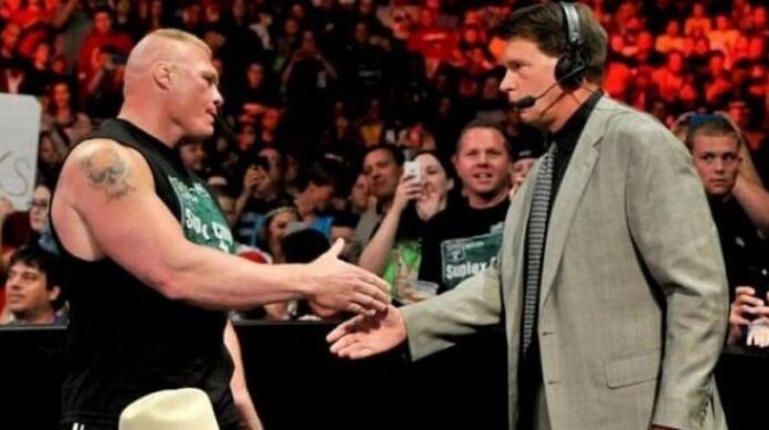 JBL and Brock Lesnar