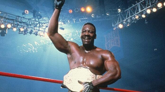 Booker T as the WCW champion