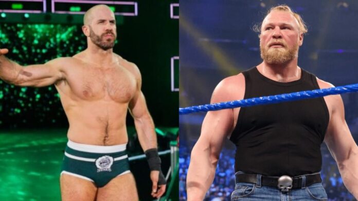 Cesaro Brock Lesnar