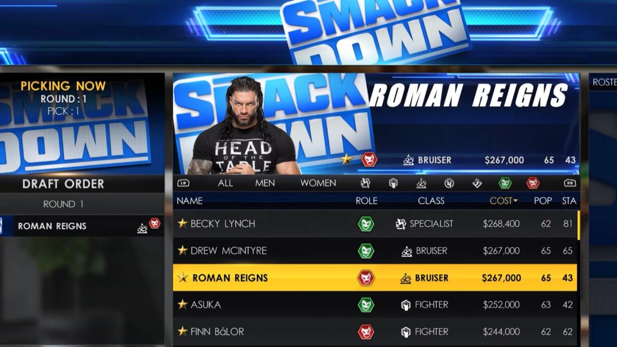 WWE 2K22 GM Mode