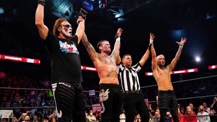 CM Punk teamed with Sting and Darby Allin on Dynamite