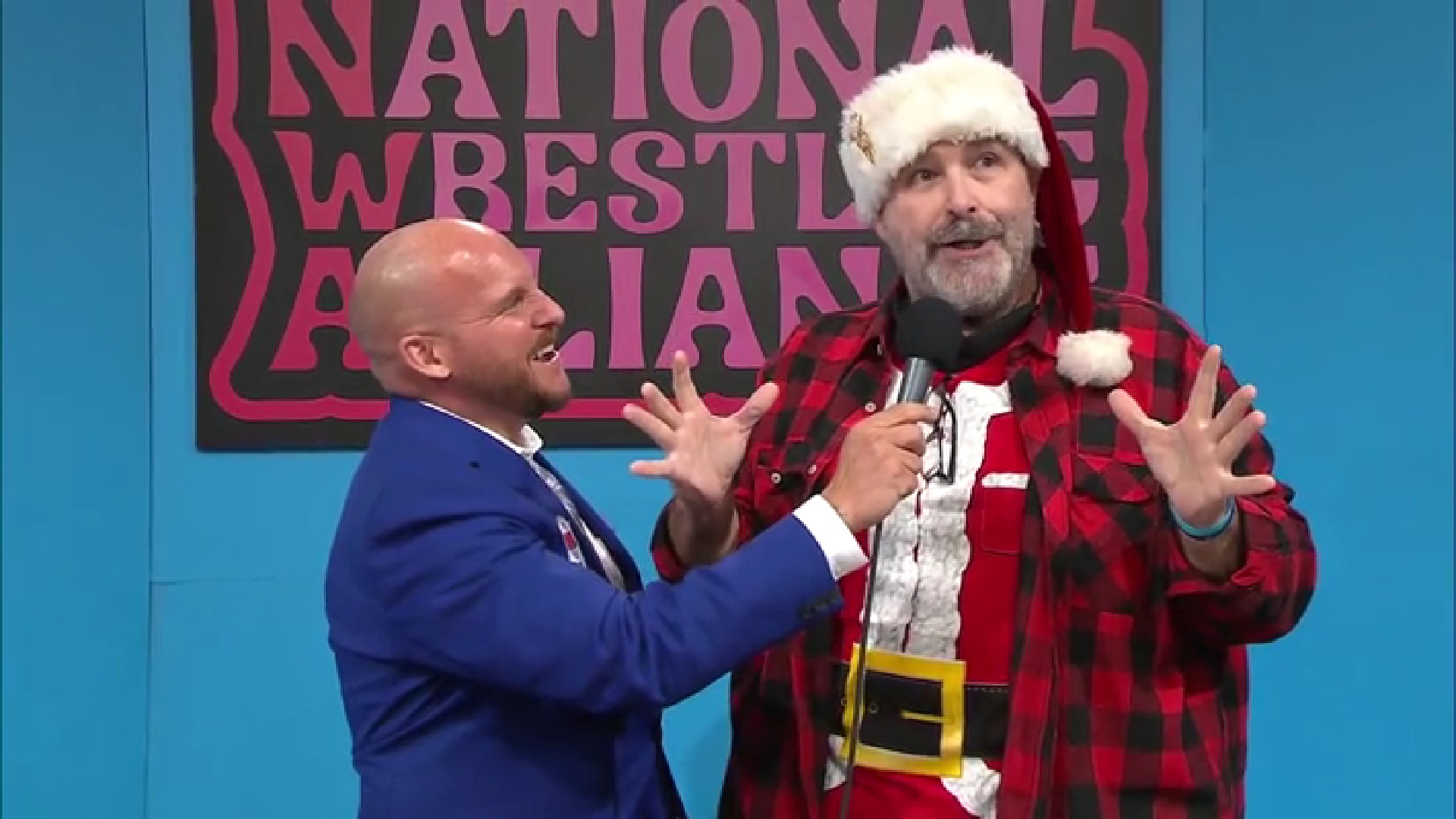 Mick Foley showed up at NWA Hard Times 2