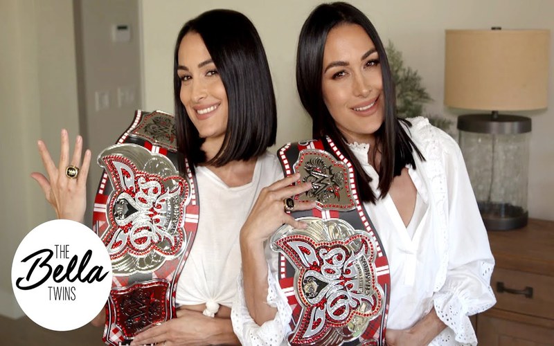 Bella Twins Reveal Custom Divas Championship Belt