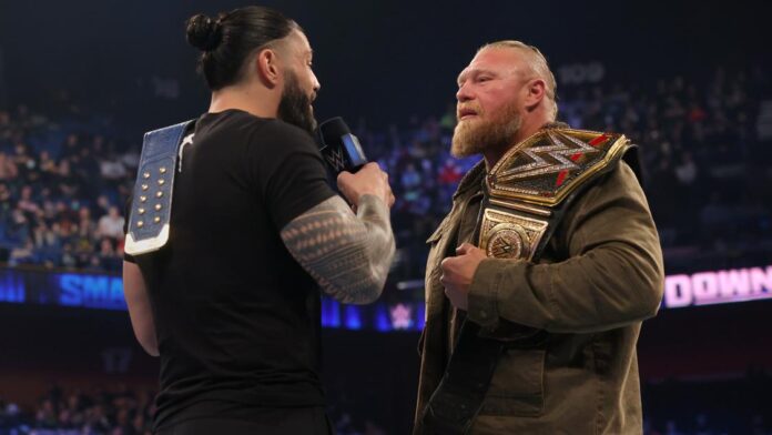 Reigns Lesnar SmackDown